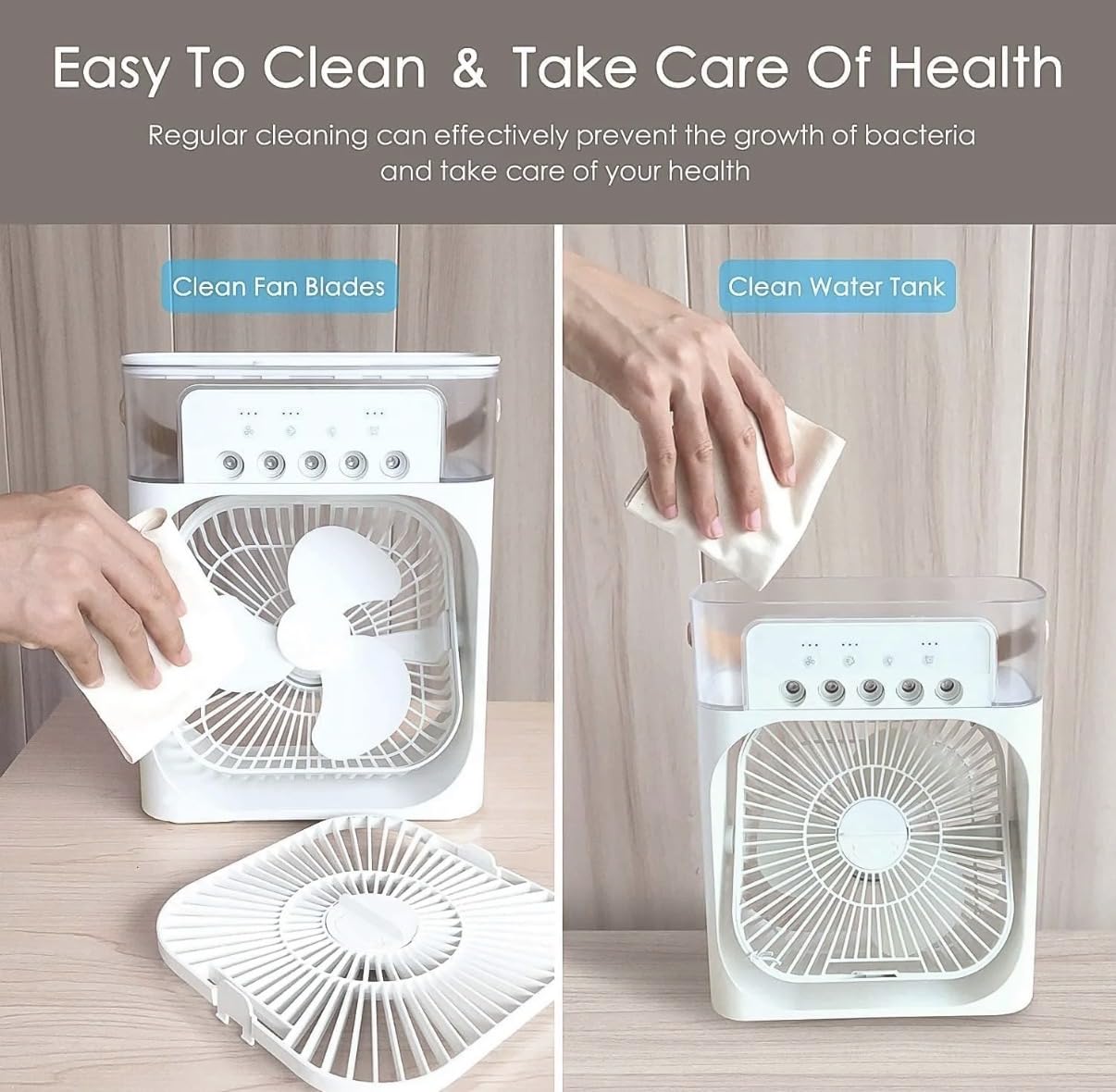 Mini Mist Air Cooler Fan – Portable Personal Air Conditioner