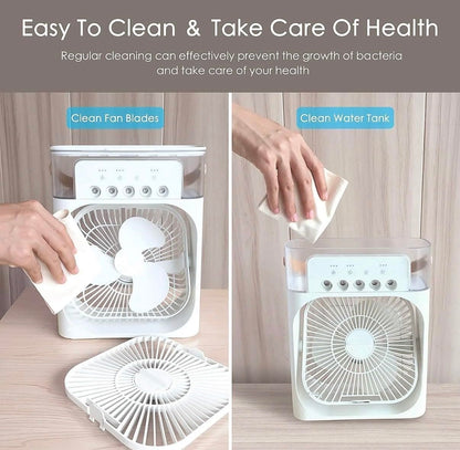 Mini Mist Air Cooler Fan – Portable Personal Air Conditioner