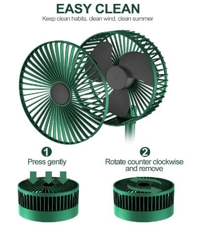 Rechargeable Mini Table Fan