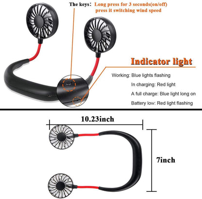 Wearable Neck Fan Band Sports Fan