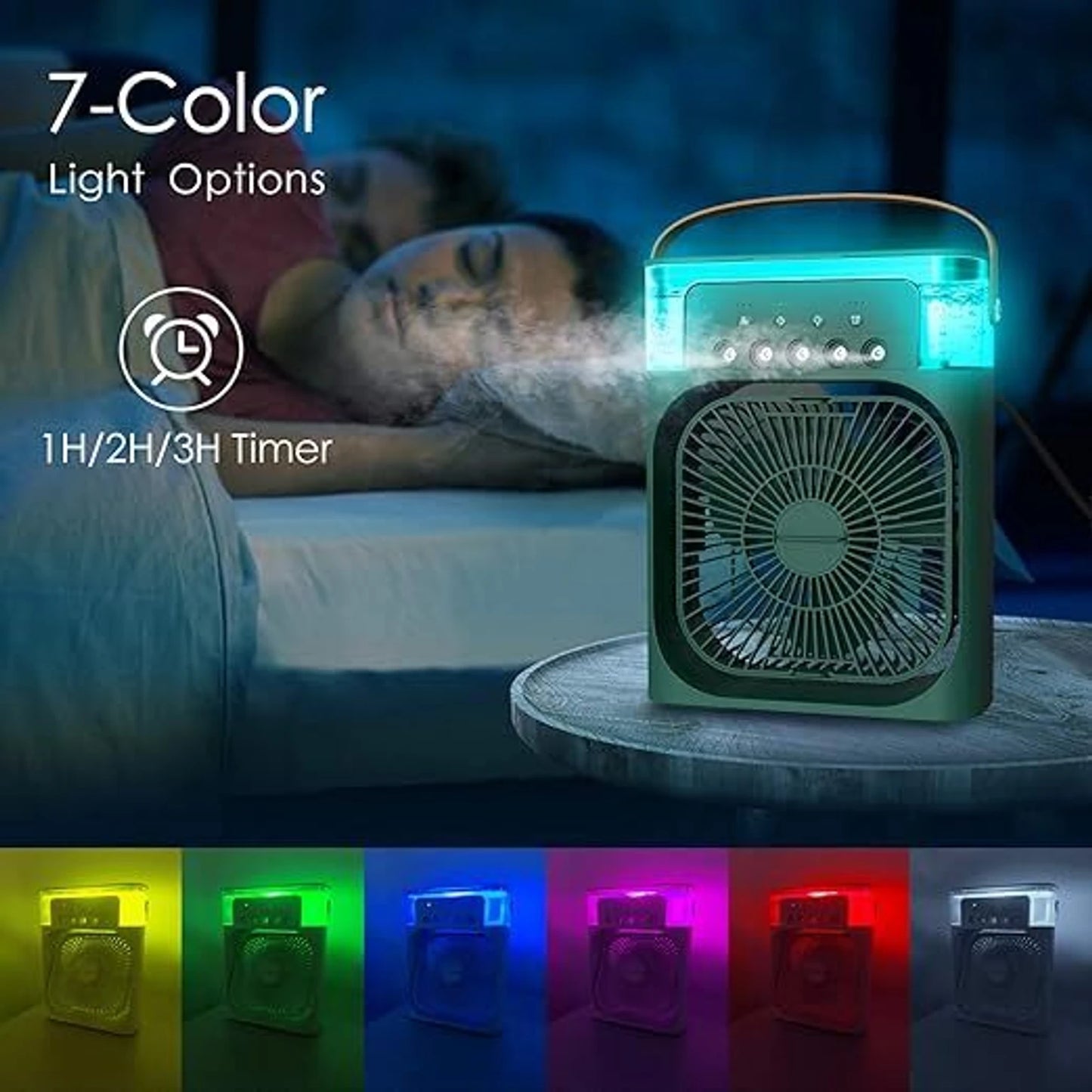 Mini Mist Air Cooler Fan – Portable Personal Air Conditioner
