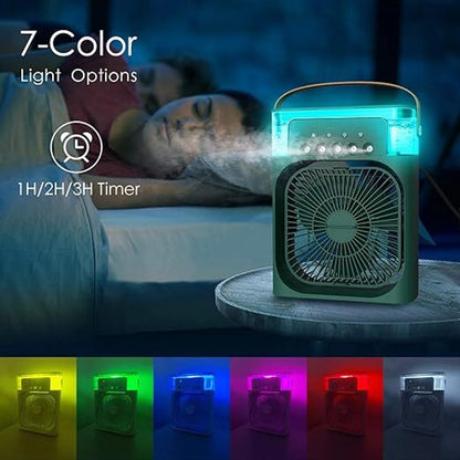Mini Mist Air Cooler Fan – Portable Personal Air Conditioner