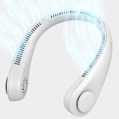 Bladeless Neck Fan – USB Rechargeable Personal Cooling Fan