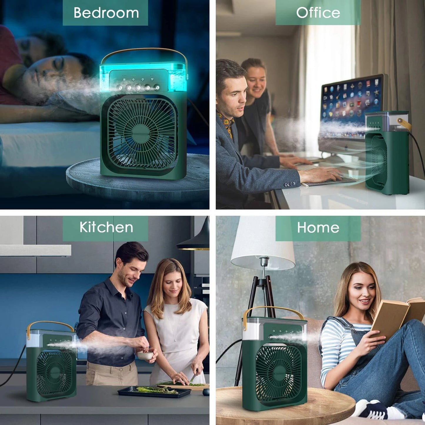 Mini Mist Air Cooler Fan – Portable Personal Air Conditioner