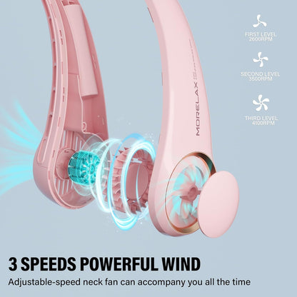 Bladeless Neck Fan – USB Rechargeable Personal Cooling Fan