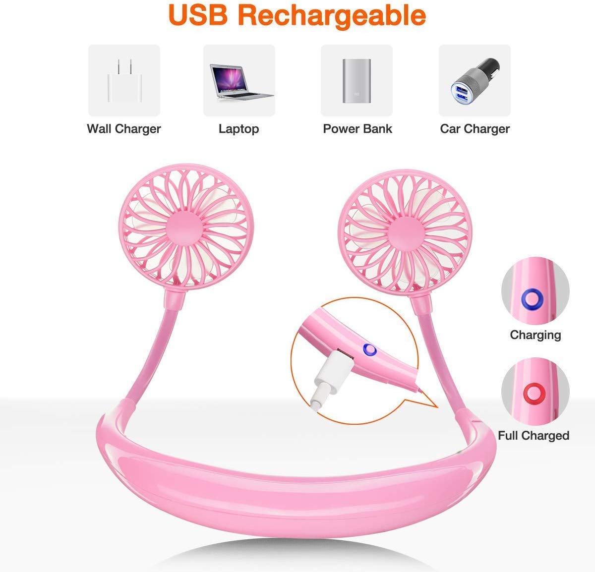 Wearable Neck Fan Band Sports Fan